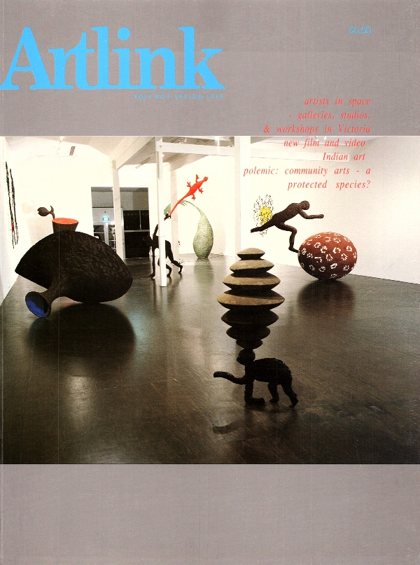 Issue 9:3 | September 1989 | Artlink 9:3
